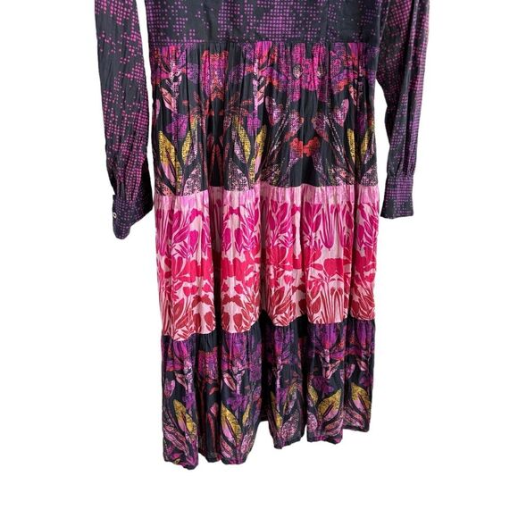 ANTHROPOLOGIE CALLA TIERED MAXI DRESS Sz M - Picture 6 of 9